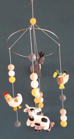 Mobile met boerderijdieren van vilt, Kinderen en Baby's, Kinderkamer | Inrichting en Decoratie, Ophalen of Verzenden, Zo goed als nieuw