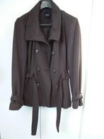 Wollen jas maat M/L, Ophalen of Verzenden, Zo goed als nieuw, Maat 38/40 (M), Bruin