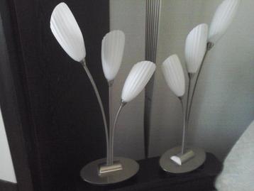 Lampenset (2 dressoirlampen, hanglamp, vloerlamp) beschikbaar voor biedingen