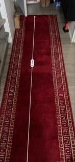Rood tapijt loper  - 77x233 cm, 200 cm of meer, Zo goed als nieuw, Rechthoekig, Rood
