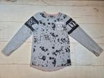 Gave grijze/ zwarte longsleeve mt 128 (Vingino), Ophalen, Zo goed als nieuw, Vingino, Shirt of Longsleeve