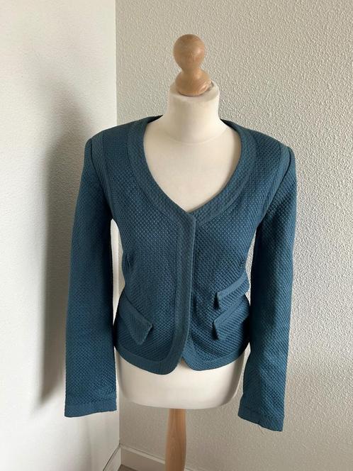 CKS maat L blauw vest 2190, Kleding | Dames, Truien en Vesten, Zo goed als nieuw, Maat 42/44 (L), Blauw, Ophalen of Verzenden