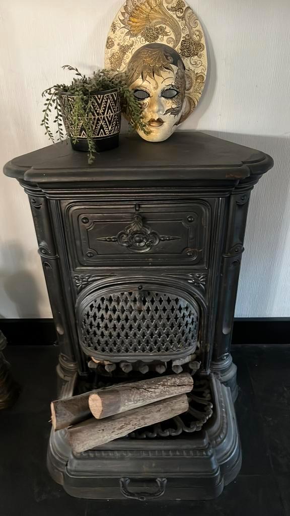 Godin gietijzeren kachel, Huis en Inrichting, Kachels, Zo goed als nieuw, Houtkachel, Hout, Ophalen