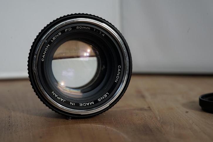 ✅ 📸 Canon FD 50 mm F 1.4 Prime Lens, Audio, Tv en Foto, Fotografie | Professionele apparatuur, Gebruikt, Ophalen