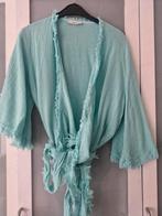 Overslagblouse ibiza style turqoise, Ophalen of Verzenden, Nieuw