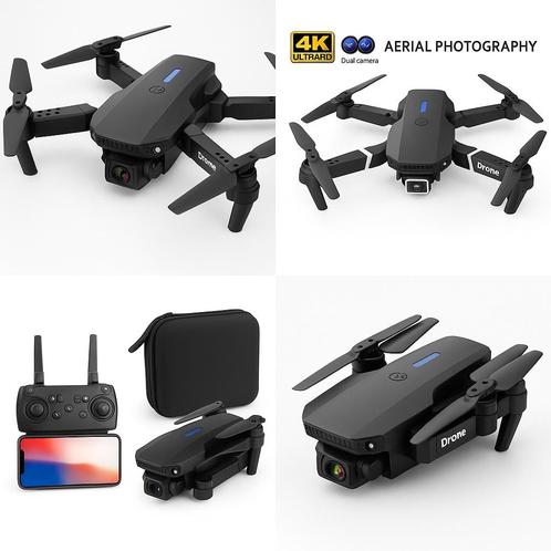 Professionele Drone E88 4K, Audio, Tv en Foto, Drones, Nieuw, Drone met camera, Verzenden