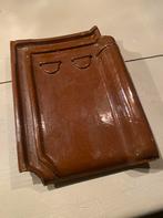 Tuile du nord bruin verglaasd , gebr laumans dakpannen 100m2, Doe-het-zelf en Verbouw, Dakpannen en Dakbedekking, Gebruikt, Steen of Klei