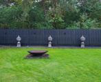 Tuinvaas op sokkel antraciet look, Tuin en Terras, Tuinvazen, Ophalen of Verzenden, Nieuw