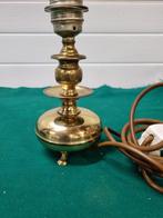 -	Lampenvoet vintage messing oud, Ophalen of Verzenden