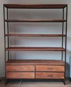 Elba wandkast met 4 lades en 4 open vakken, Huis en Inrichting, Ophalen, Zo goed als nieuw, Metaal, 150 tot 200 cm