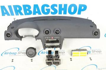 Airbag set - Dashboard blauw Audi A3 8P (2005-2012) beschikbaar voor biedingen