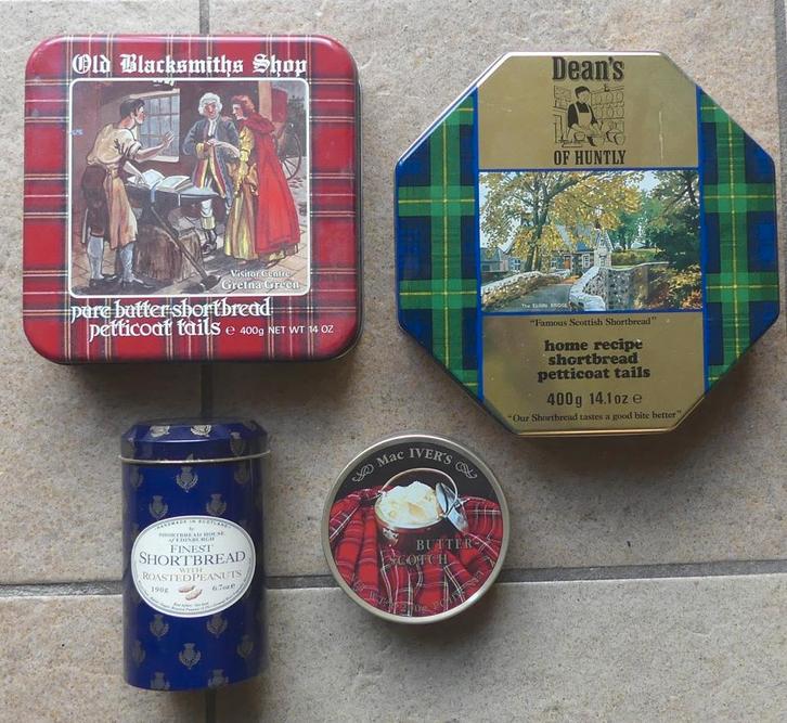 Schotse blikken Schotse ruit Gretna Green Schotland MacIvers, Verzamelen, Blikken, Gebruikt, Koek(jes), Overige merken, Ophalen of Verzenden