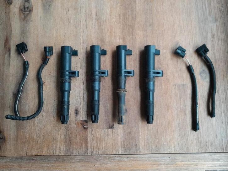 4x BOBINEPEN - RENAULT 1.4 16V - K4J770 / K4JG7 - Modus etc., Auto-onderdelen, Motor en Toebehoren, Renault, Gebruikt, Verzenden