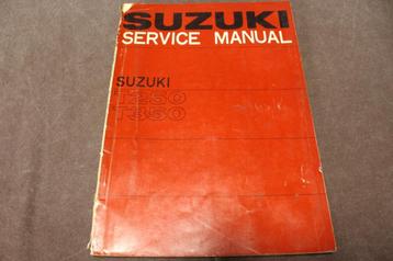 Suzuki T250 T350 service manual handboek beschikbaar voor biedingen