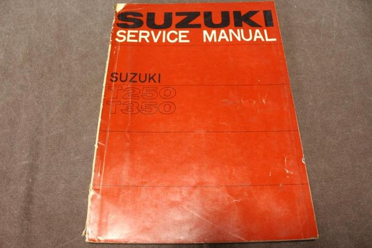 Suzuki T250 T350 service manual handboek, Motoren, Handleidingen en Instructieboekjes, Suzuki, Ophalen of Verzenden