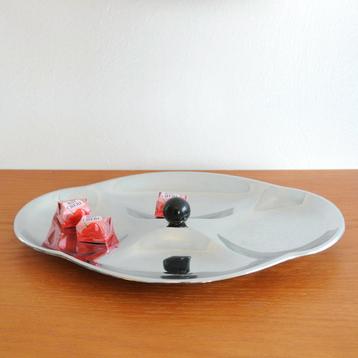 chromen Mid Century SCHAAL Zweden vintage Scandinavië  beschikbaar voor biedingen