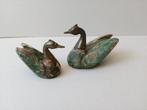 Oude eendjes. Hout/messing., Antiek en Kunst, Curiosa en Brocante, Ophalen of Verzenden
