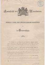 PHOENIX - oude registratie bieretiket nr. 27454 uit 1901, Ophalen of Verzenden, Zo goed als nieuw, Overige typen, Overige merken