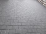 Antraciet Trommelstenen - 9.8 m2, Gebruikt, Klinkers, Ophalen of Verzenden, 10 m² of meer