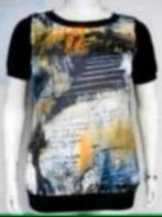 NIEUW pracht wit/print shirt merk Maxima maat 40, Kleding | Dames, Maat 38/40 (M), Overige kleuren, Verzenden, Nieuw