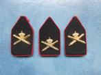 Kraagemblemen Korps Veldartillerie, Verzamelen, Ophalen of Verzenden, Landmacht, Nederland, Embleem of Badge
