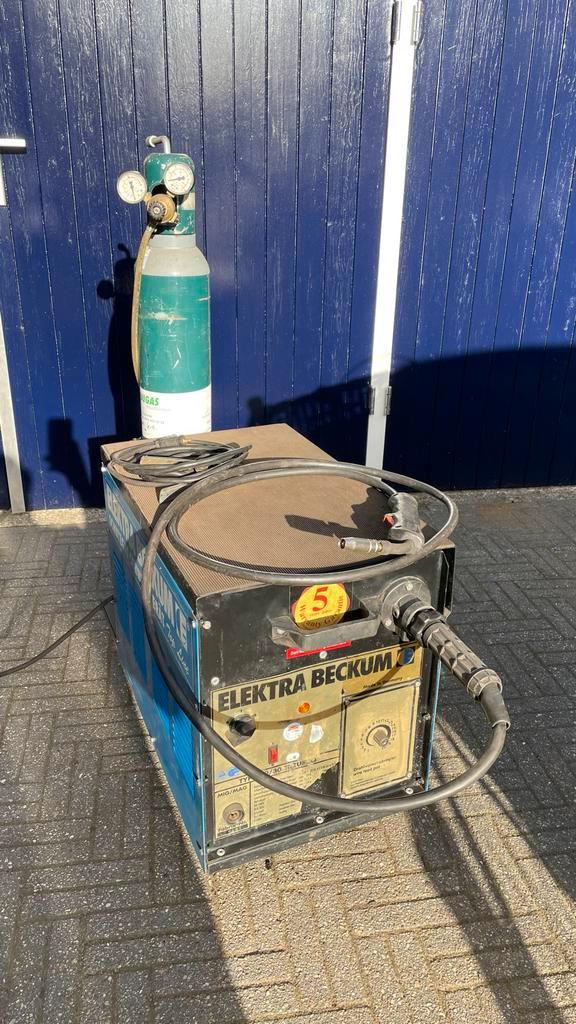 Elektra Beckum CO2 Lasapparaat 230Vac - Compleet!, Doe-het-zelf en Verbouw, Gereedschap | Lasapparaten, Gebruikt, Co2, 150 tot 250 ampère