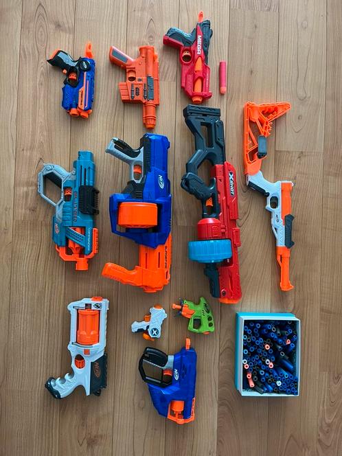 Nerf en X shot pistolen met pijltjes!, Kinderen en Baby's, Speelgoed | Buiten | Actiespeelgoed, Zo goed als nieuw, Ophalen of Verzenden