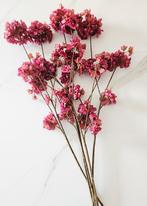 Boeket lange zijden bloesemtakken burgundy donkerroze nieuw, Ophalen of Verzenden, Nieuw