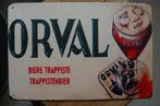 orval reklame -metaal-, Verzamelen, Merken en Reclamevoorwerpen, Ophalen of Verzenden, Gebruikt, Reclamebord