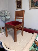 Stoel, Amsterdamse School,ART DECO, Huis en Inrichting, Stoelen, Hout, Gebruikt, Bruin, Ophalen of Verzenden