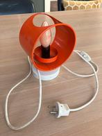 Vintage oranje tafellamp space age, Ophalen of Verzenden, Zo goed als nieuw, Minder dan 50 cm