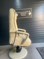 Sta op stoel merk prominent, Huis en Inrichting, Fauteuils, Minder dan 75 cm, Leer, Ophalen of Verzenden, Zo goed als nieuw