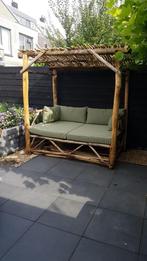 Complete tuinkussenset voor loungebed, Tuin en Terras, Tuinmeubel-accessoires, Ophalen, Zo goed als nieuw