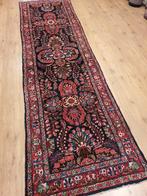 Vintage handgeknoopt perzisch tapijt loper hamadan 325x94, Ophalen of Verzenden