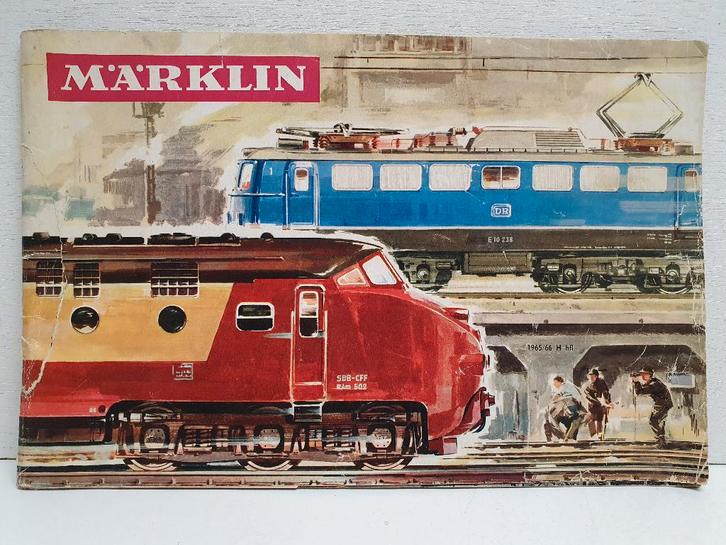 MARKLIN Catalogus 1965/66 t.e.a.b., Hobby en Vrije tijd, Modeltreinen | H0, Gebruikt, Boek, Tijdschrift of Catalogus, Wisselstroom