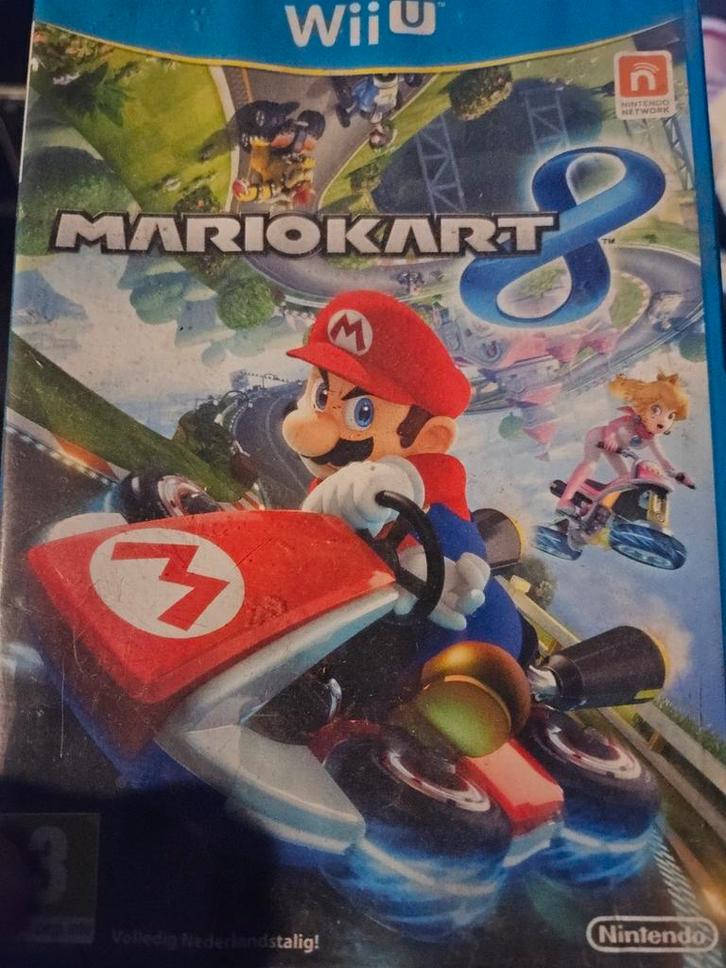 Mario Kart 8 - Wii U - Raceplezier!, Spelcomputers en Games, Games | Nintendo Wii U, Gebruikt, Racen en Vliegen, 3 spelers of meer
