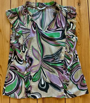 Blouse / top Summum - paisleyprint - Maat 42 / Large beschikbaar voor biedingen