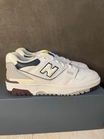 ✅ New Balance 550 White Natural Indigo Burgundy EU 45, Kleding | Heren, Schoenen, Ophalen of Verzenden, Nieuw, Wit