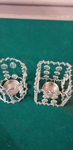 waxine houders met glas kralen, Ophalen of Verzenden