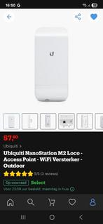 Acces point wifi versterker Ubiquiti LocoM2 nieuw, Ophalen of Verzenden, Nieuw, Ubiquiti