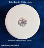 Origin. Doos + Restant Estee Lauder White Linen Body Powder, Ophalen, Gebruikt, Overige typen