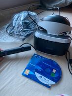 Playstation VR bril incl camera, oordopjes+demo disc, Online, 1 speler, Virtual Reality, Zo goed als nieuw