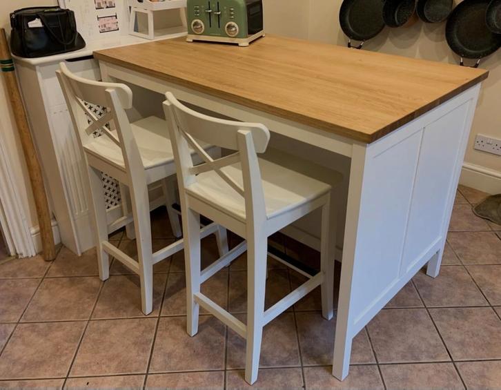 Ikea Tornviken kookeiland / keukeneiland, Huis en Inrichting, Keuken | Keukenelementen, Zo goed als nieuw, Minder dan 100 cm, 50 tot 100 cm