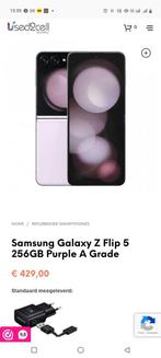 Samsung Galaxy Z Flip 5 256GB Purple A Grade, Paars, Zo goed als nieuw, Galaxy S23, 512 GB