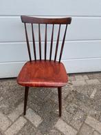 Vintage Mid Century houten spiraal stoel, Ophalen