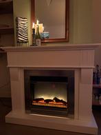 Elektrische kachel met schouw, Ophalen, Zo goed als nieuw, Vrijstaande haard, Elektrische haard