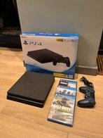 PlayStation 4 Slim incl. doos, Ophalen of Verzenden, Zo goed als nieuw, Met 1 controller, Slim