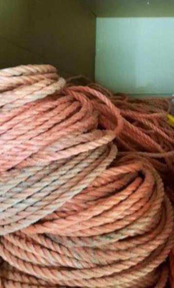  Polypropyleen Touw Oranje 8mm div. lengten beschikbaar voor biedingen