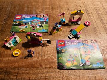 Lego Friends Puppy Verzorgplek 41302 + Puppy Speeltuin 41303 beschikbaar voor biedingen