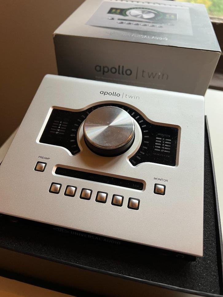 UAD Apollo TWIN Solo, Thunderbolt, met orig. doos en voeding, Computers en Software, Geluidskaarten, Gebruikt, Extern, Verzenden